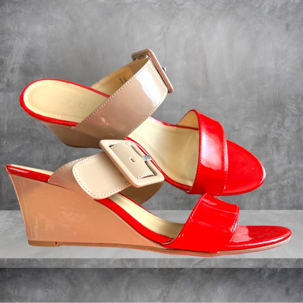 Chinese Laundry Wedge Slide Sandals. Sz 9